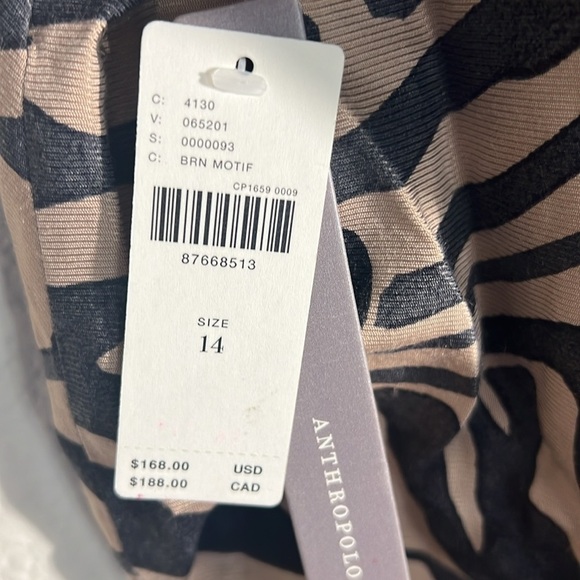 Anthropologie women Sz 14 Sleeveless Draped-Back Asymmetrical Slip Midi Dress - Picture 13 of 16